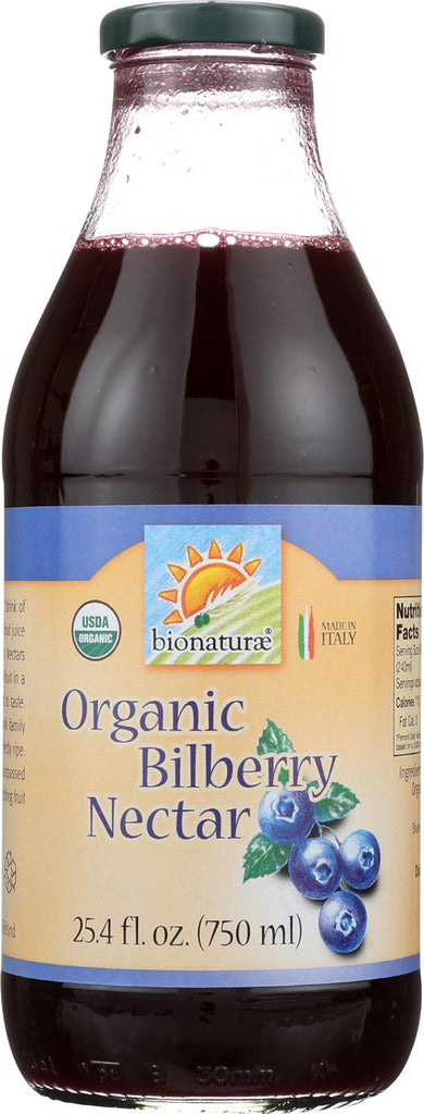 Bionaturae Bilberry Nectar - Gluten Free - Case Of 6 - 25.4 Fl Oz.