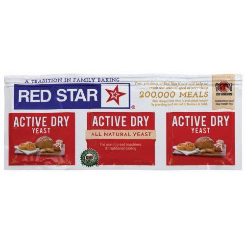 Red Star Nutritional Yeast - Active Dry - .75 Oz - Case Of 18