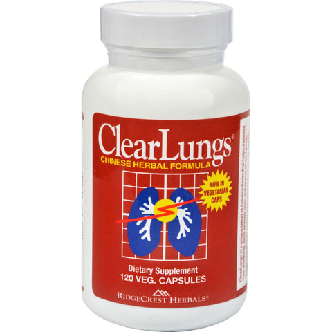 Ridgecrest Herbals Clearlungs - 120 Vegetarian Capsules