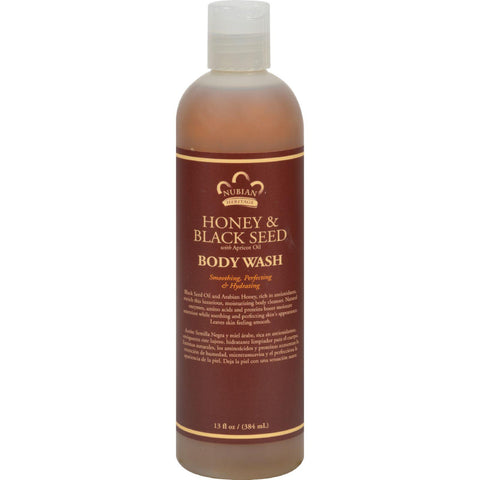 Nubian Heritage Body Wash Honey And Black Seed - 13 Fl Oz