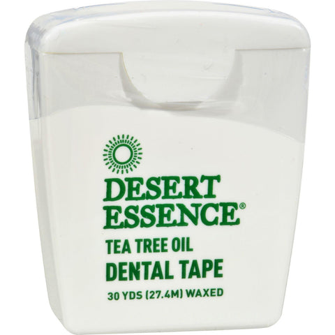 Desert Essence Tea Tree Oil Dental Tape - 30 Yds - Case Of 6