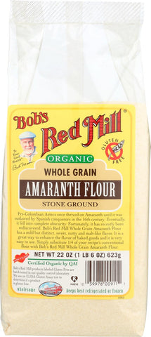 Bob's Red Mill Organic Amaranth Flour - 22 Oz - Case Of 4