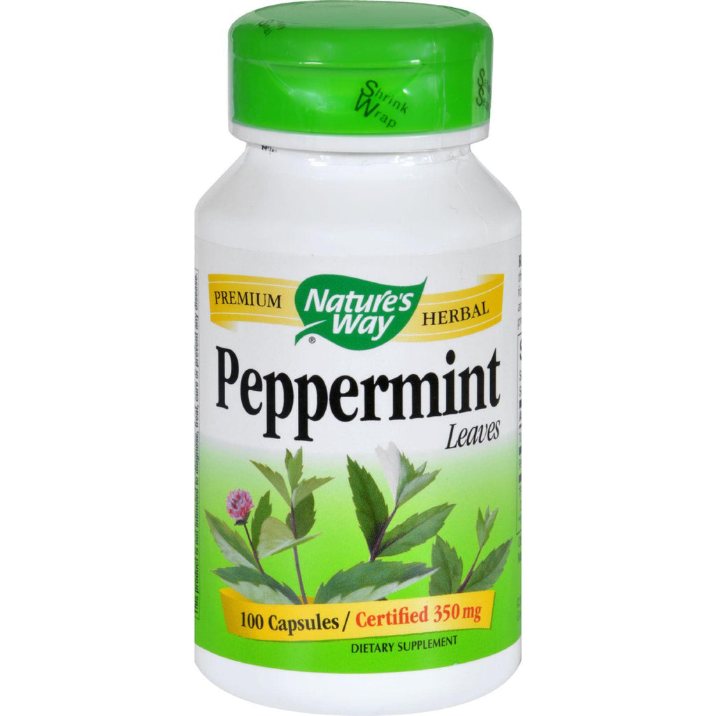 Nature's Way Peppermint Leaves - 100 Capsules