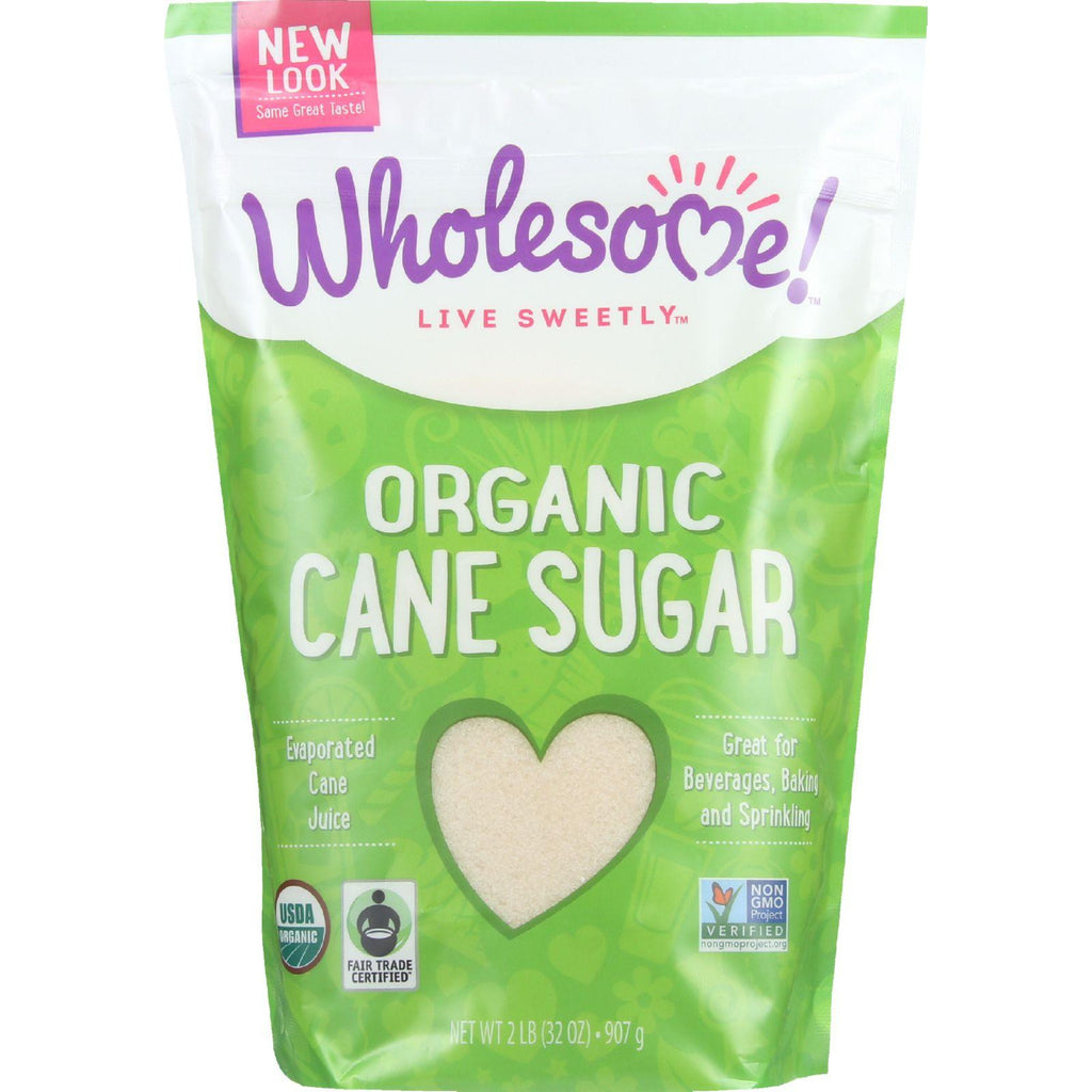 Wholesome Sweeteners Sugar - Organic - Cane - Fair Trade - 2 Lb - Case Of 12