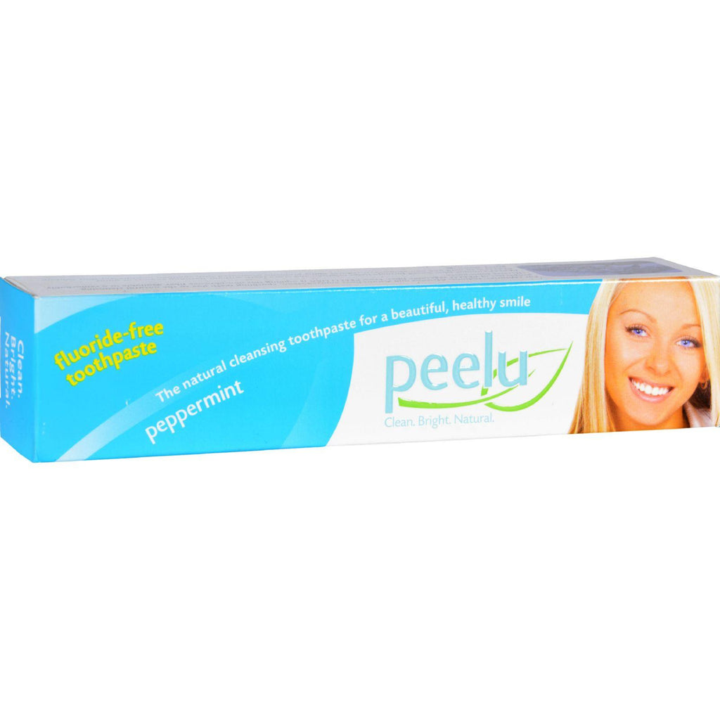 Peelu Toothpaste - Peppermint - 3 Oz