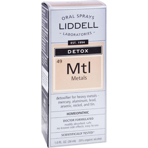 Liddell Homeopathic Anti-tox Metals Spray - 1 Fl Oz