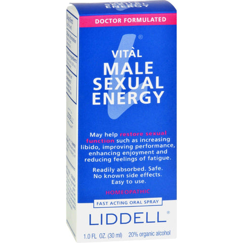 Liddell Homeopathic Energy Male - 1 Fl Oz