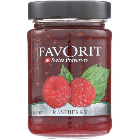 Favorit Preserves - Swiss - Raspberry - 12.3 Oz - Case Of 6