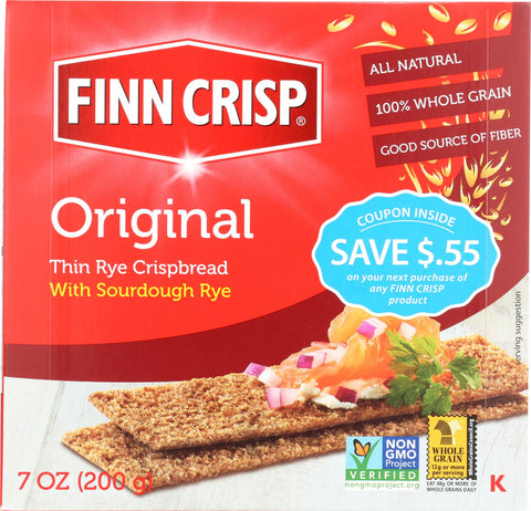 Finn Crisp Original - Whole Grain - Case Of 9 - 7 Oz.