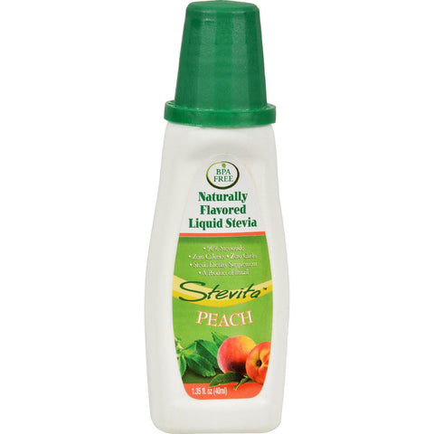 Stevita Flavors All Natural Flavored Stevia Peach - 1.35 Fl Oz