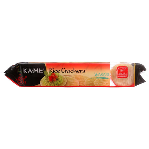 Kame Rice Crackers - Wasabi - 3.5 Oz - Case Of 12