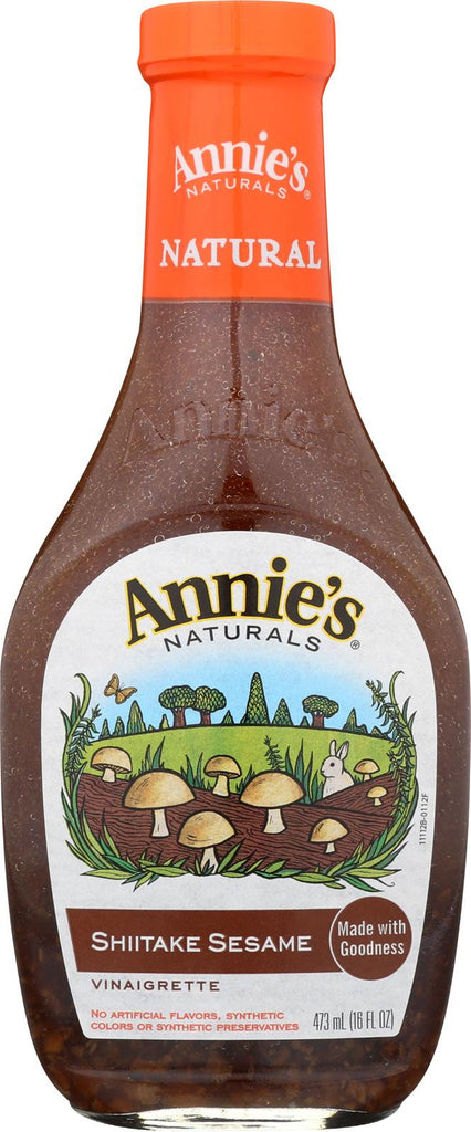 Annie's Naturals Vinaigrette Shiitake And Sesame - Case Of 6 - 16 Fl Oz.