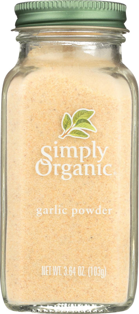 Simply Organic Garlic Powder - Case Of 6 - 3.64 Oz.