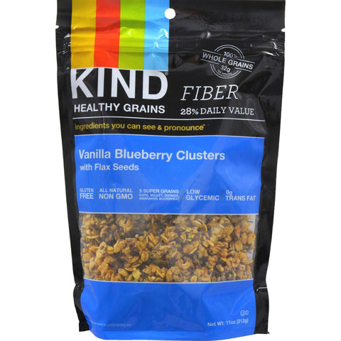 Kind Healthy Grains Vanilla Blueberry Clusters With Flax Seeds - 11 Oz - Case Of 6