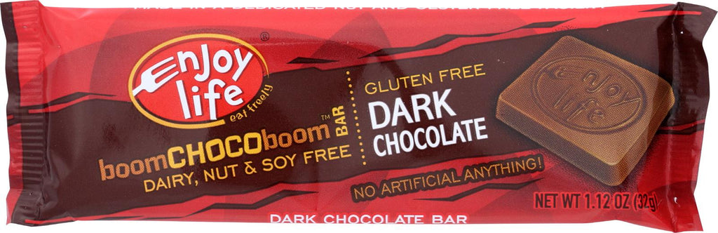 Enjoy Life Chocolate Bar - Boom Choco Boom - Dark Chocolate - Dairy Free - 1.12 Oz - Case Of 24