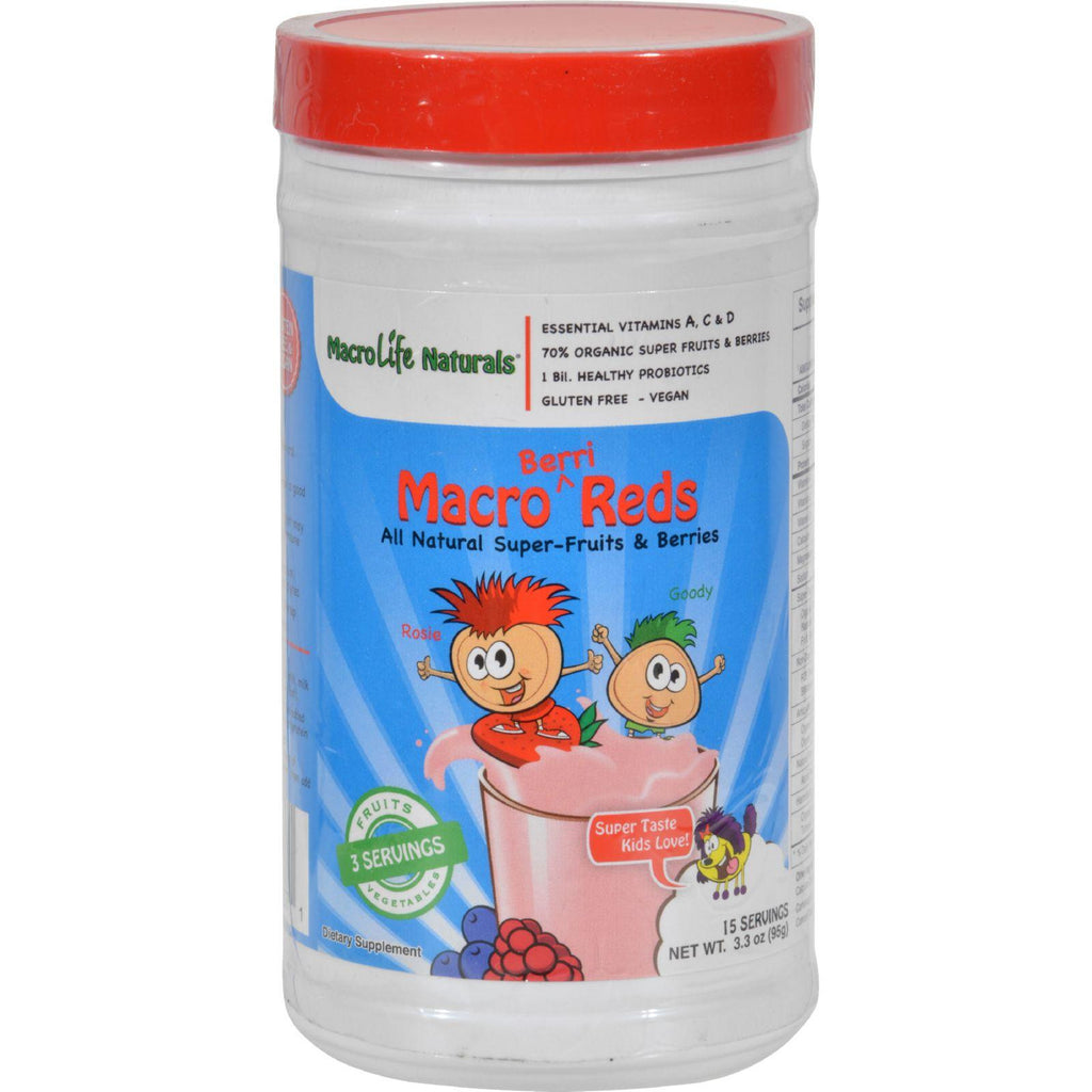 Macrolife Naturals Jr. Macro Reds For Kids Berri - 3.3 Oz