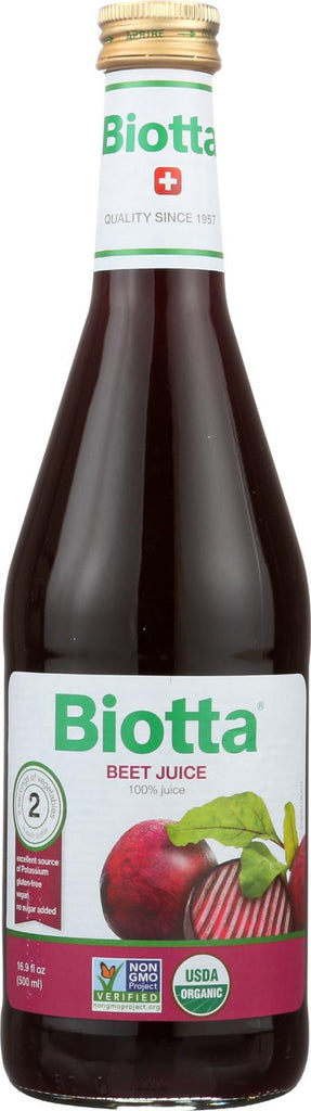 Biotta Organic Juice - Beet Root - Case Of 6 - 16.9 Fl Oz.