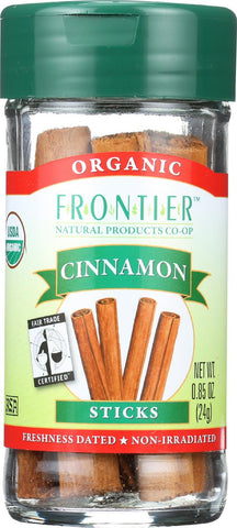 Frontier Herb Cinnamon Sticks - Organic - Fair Trade Certified - .85 Oz