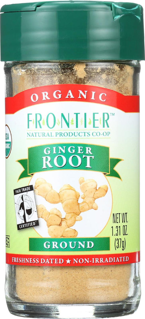 Frontier Herb Ginger Root Powder - Organic - Fair Trade Certified - Ground - 1.31 Oz