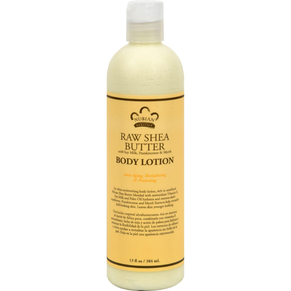 Nubian Heritage Lotion Raw Shea And Myrrh - 13 Oz