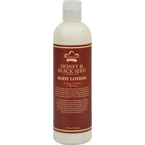 Nubian Heritage Lotion - Honey And Black Seed - 13 Oz