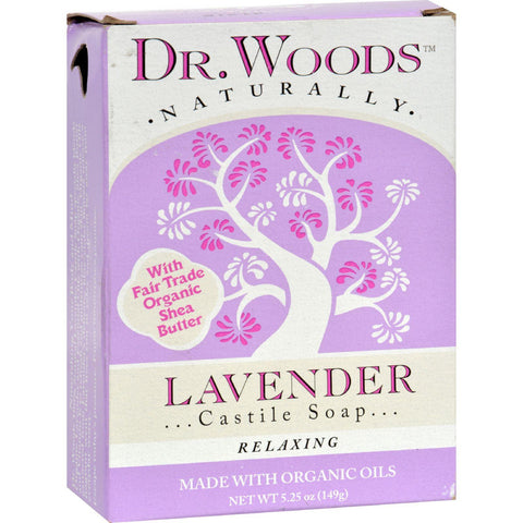 Dr. Woods Castile Bar Soap Lavender - 5.25 Oz