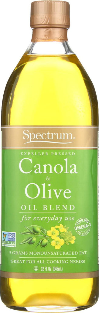 Spectrum Naturals Canola And Olive Oil Blend - Case Of 12 - 32 Fl Oz.