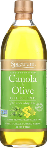 Spectrum Naturals Canola And Olive Oil Blend - Case Of 12 - 32 Fl Oz.