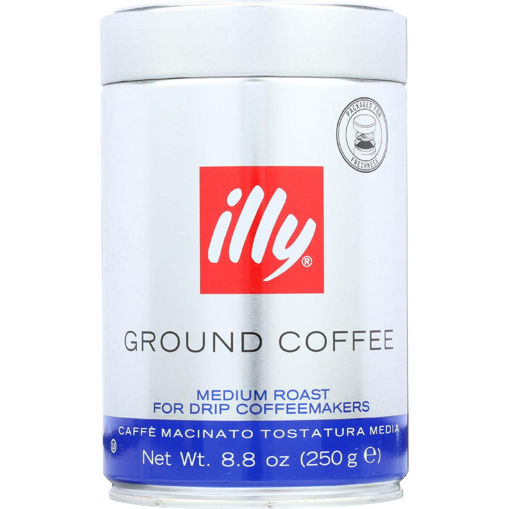 Illy Caffe Coffee Coffee - Drip - Ground - Medium Roast - 8.8 Oz - Case Of 6