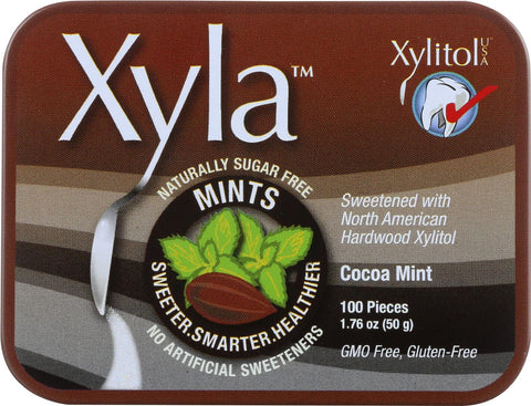 Xyla Mints - Cocoa Mint - 100 Count - Case Of 6