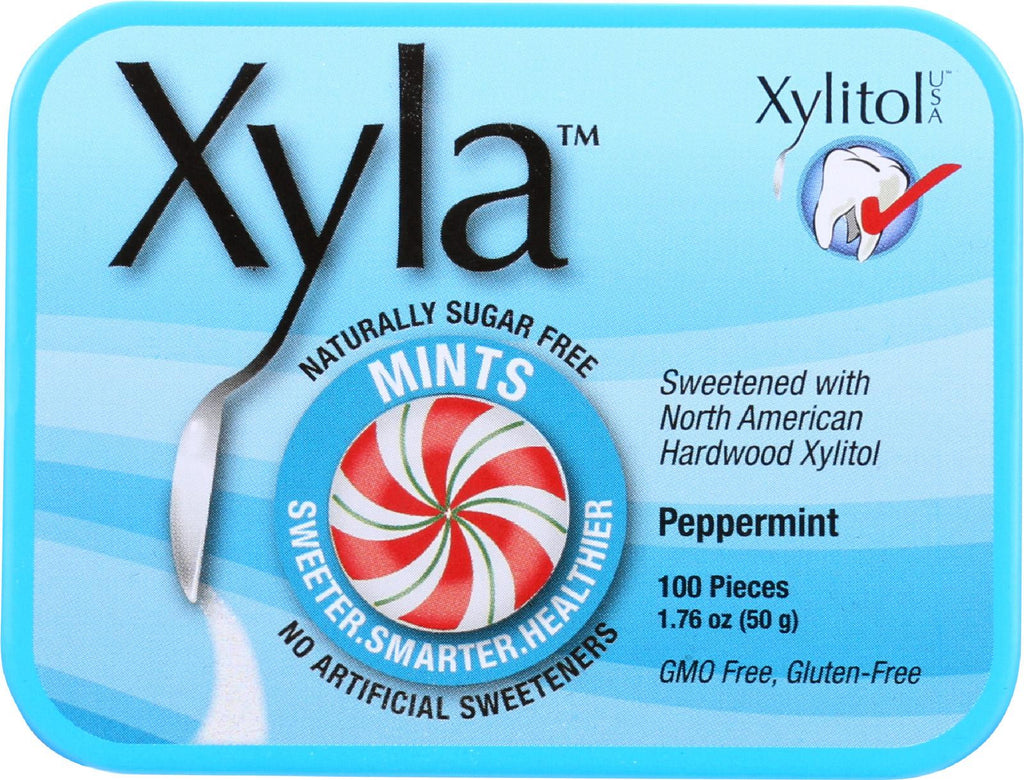 Xyla Mints - Peppermint - 100 Count - Case Of 6