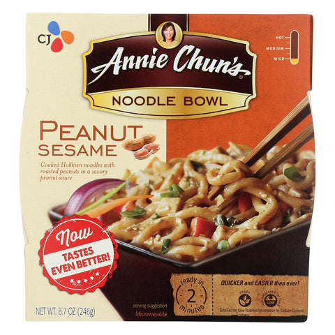 Annie Chun's Peanut Sesame Noodle Bowl - Case Of 6 - 8.8 Oz.