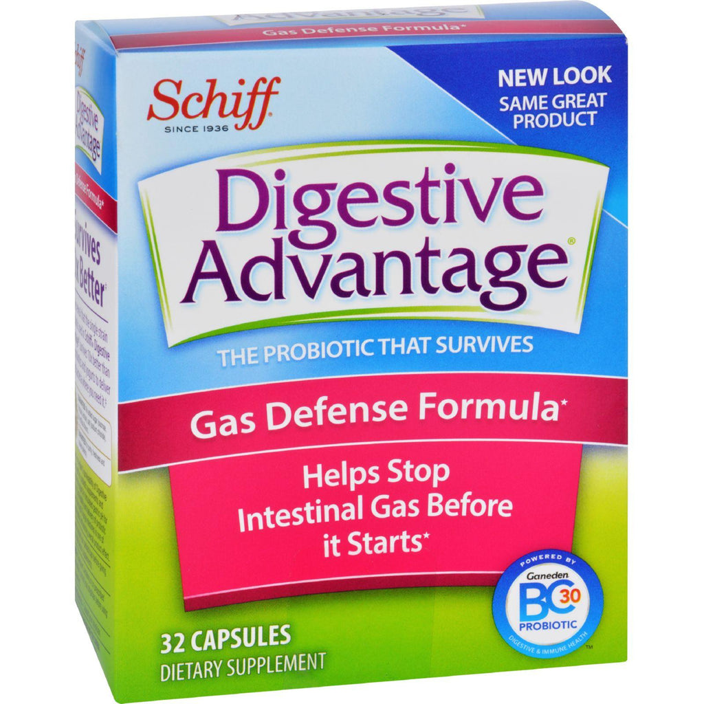 Schiff Gas Defense Formula - 32 Capsules