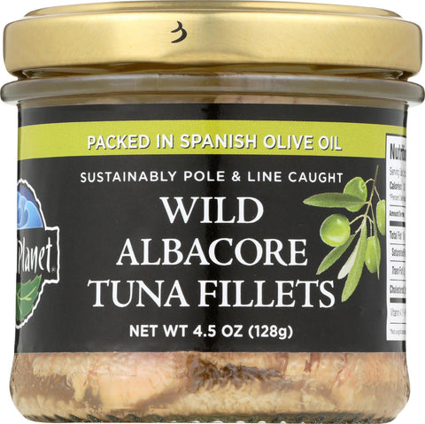 Wild Planet Wild Albacore Tuna Fillets In Olive Oil - Case Of 12 - 4.5 Oz.