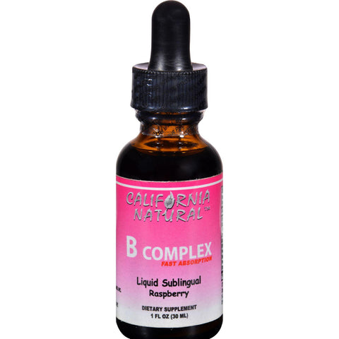 California Natural Natural B Complex Sublingual Raspberry - 1 Fl Oz