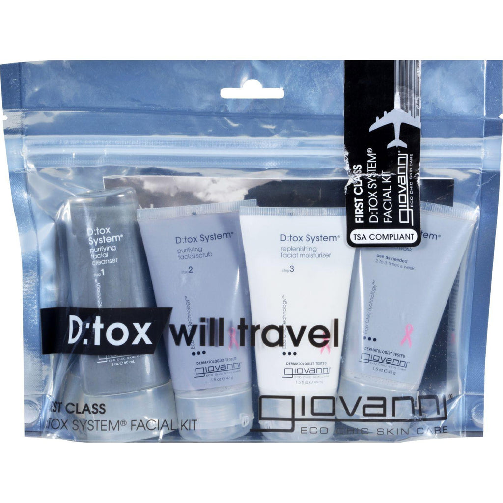 Giovanni Hair Care Products Detox System Travel Kit