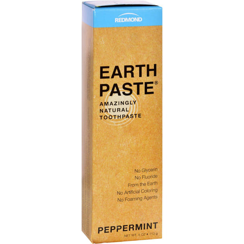 Redmond Trading Company Earthpaste Natural Toothpaste Peppermint - 4 Oz