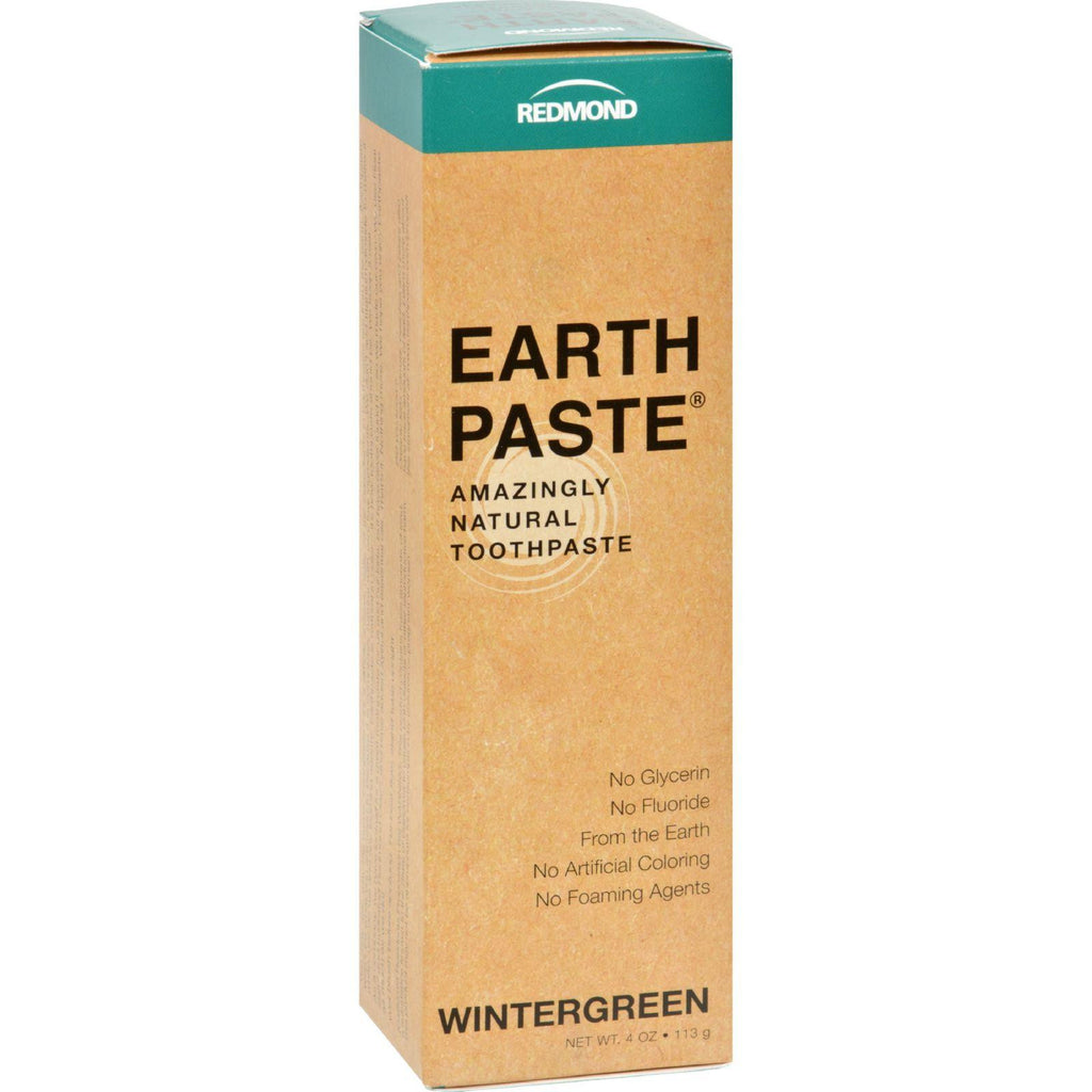 Redmond Trading Company Earthpaste Natural Toothpaste Wintergreen - 4 Oz