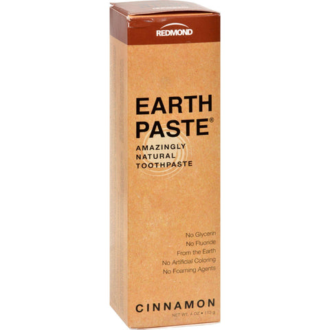 Redmond Trading Company Earthpaste Natural Toothpaste Cinnamon - 4 Oz