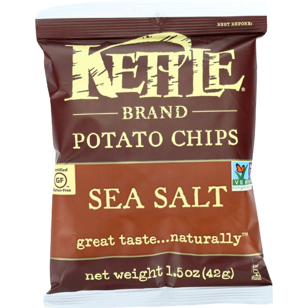 Kettle Brand Potato Chips - Sea Salt - 1.5 Oz - Case Of 24