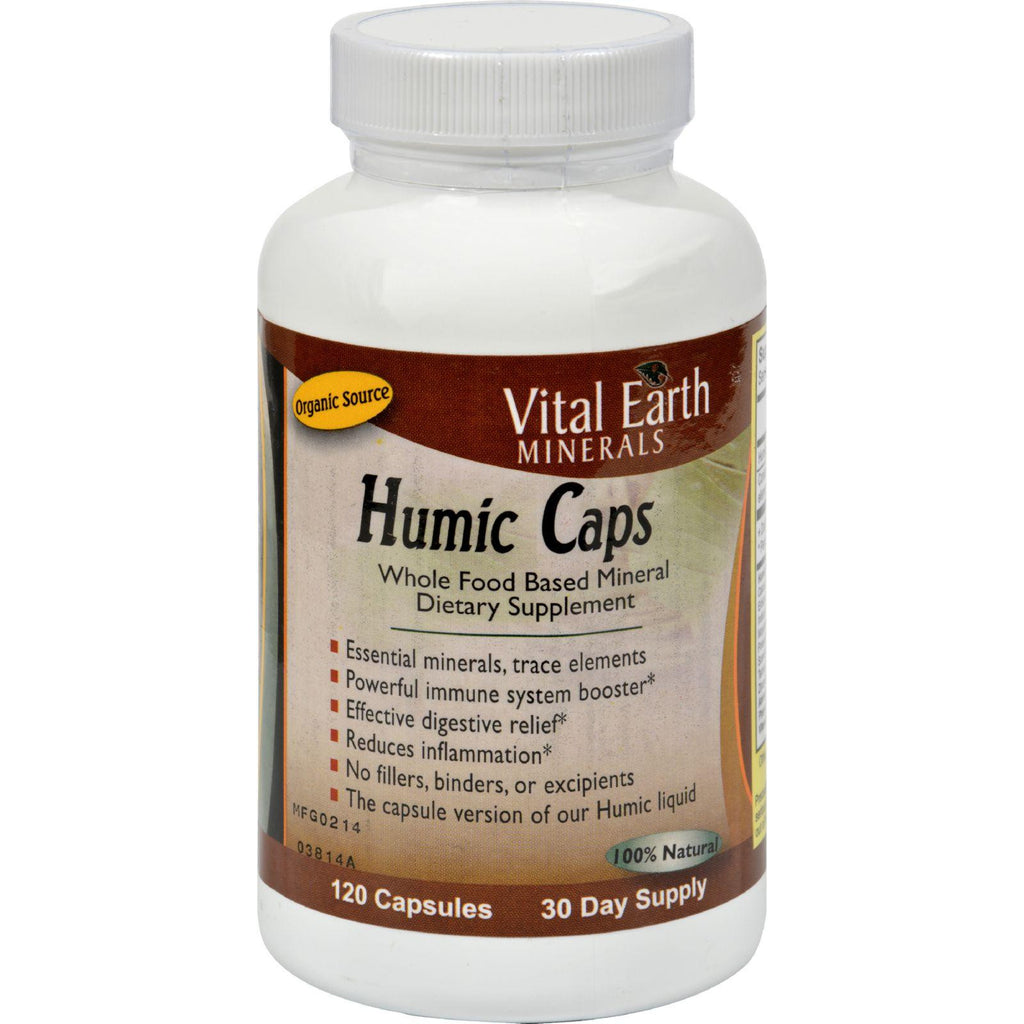 Vital Earth Minerals Humic Caps - 120 Capsules