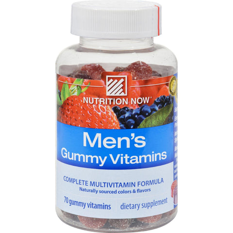 Nutrition Now Men's Gummy Vitamins Bold Fruit - 70 Gummies