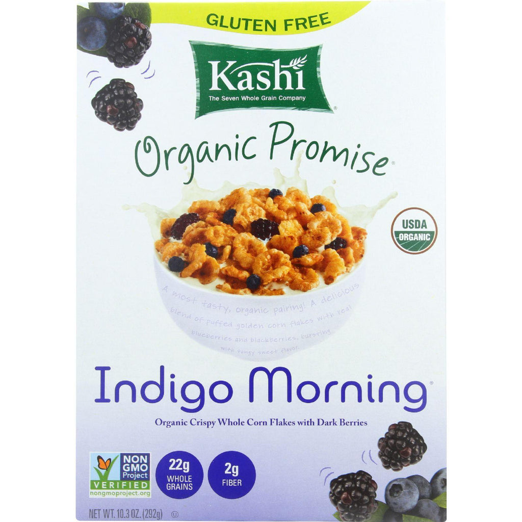 Kashi Cereal - Organic - Corn - Indigo Morning - 10.3 Oz - Case Of 10