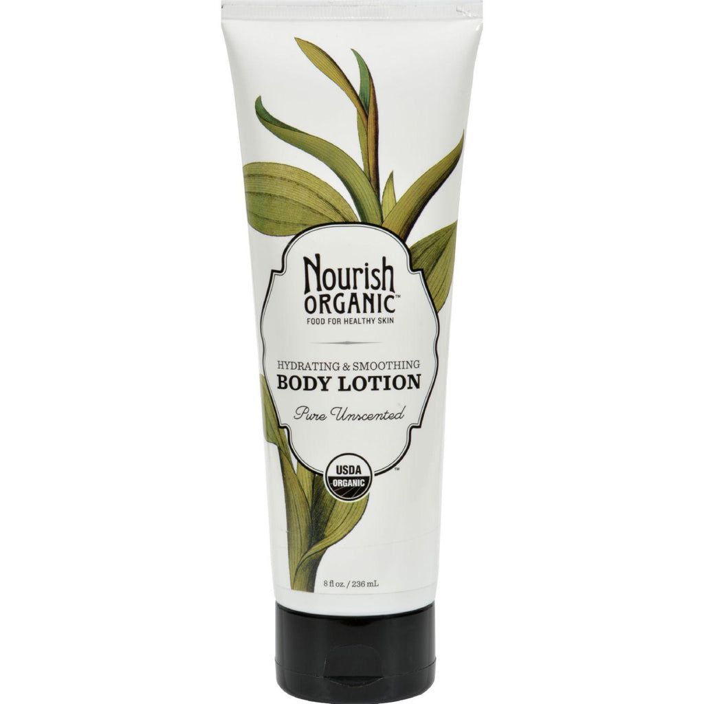 Nourish Organic Body Lotion Pure Unscented - 8 Fl Oz