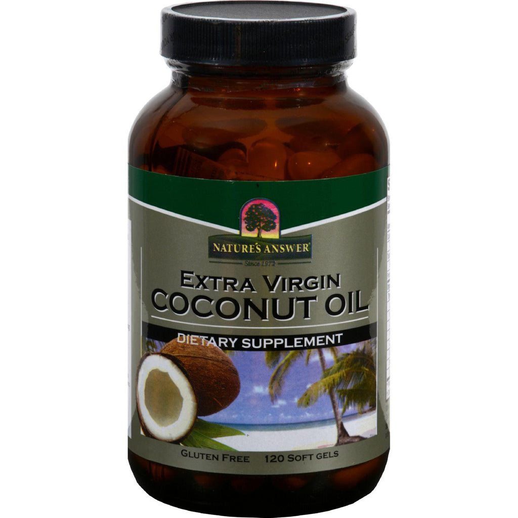 Nature's Answer Extra Virgin Coconut Oil - 120 Softgels