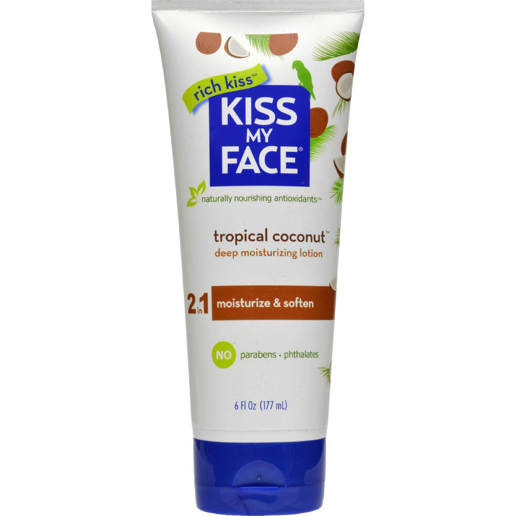 Kiss My Face Moisturizer - Coconut - 6 Oz