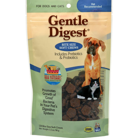 Ark Naturals Gentle Digest For Dogs And Cats - 120 Soft Chews