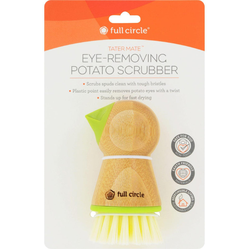 Full Circle Home Tater Mate Potato Brush With Eye Remover - Case Of 6