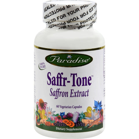 Paradise Herbs Saffr-tone Saffron Extract - 60 Vegetarian Capsules