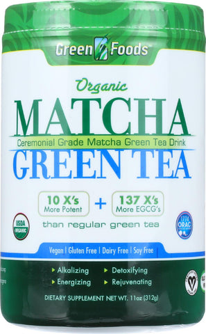 Green Foods Organic Matcha Green Tea - 11 Oz